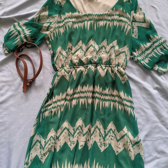 Modcloth Chevron Beach Love Dress - Picture 4 of 8